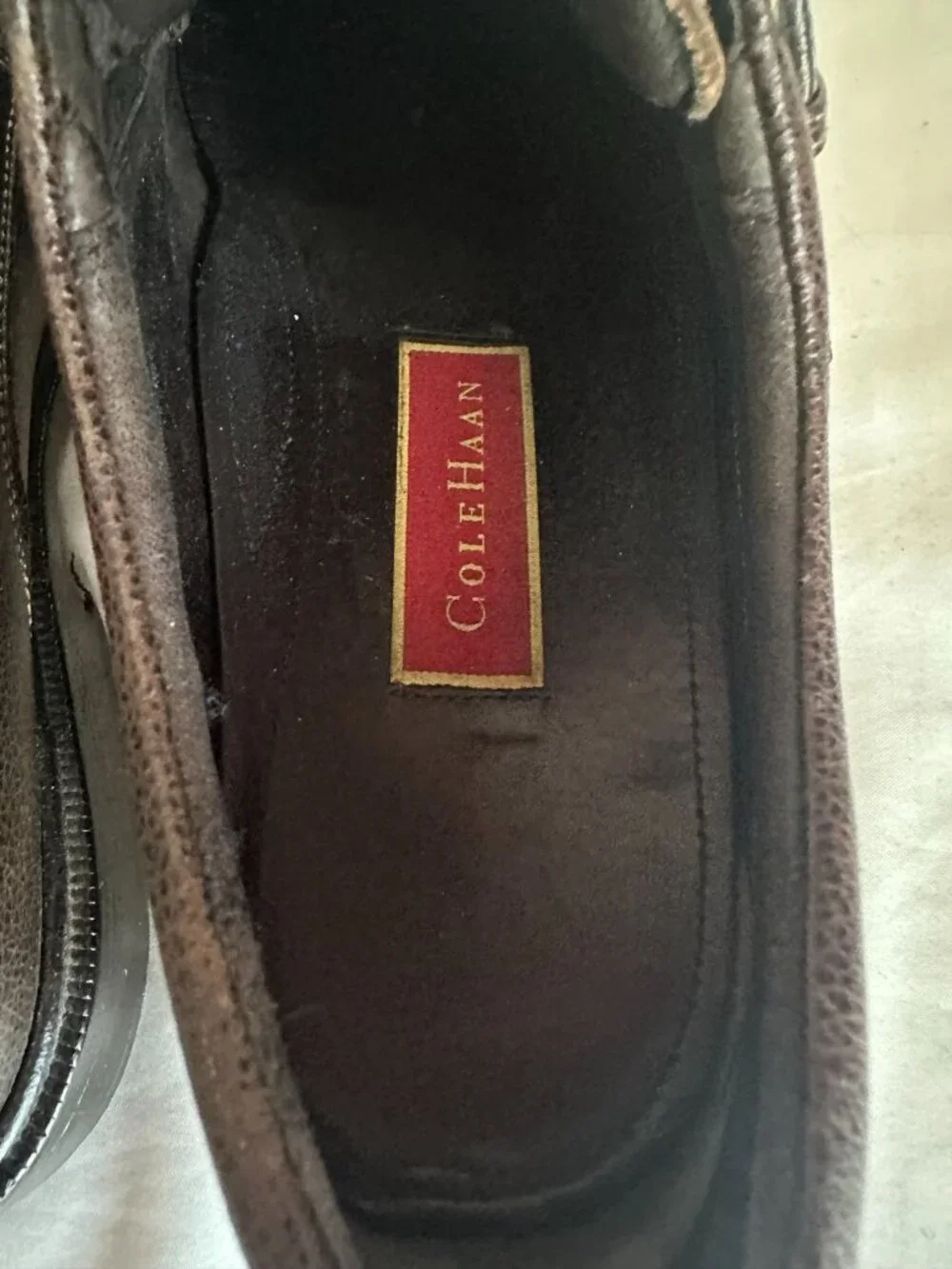 Cole Haan Brown Pebbled Leather Cambridge Monk Dress Shoe Size 10.5 M